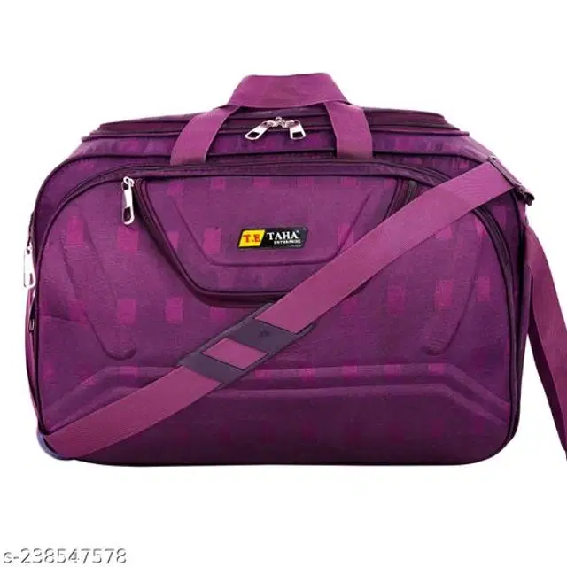 Polyester Duffel Bags, Purple