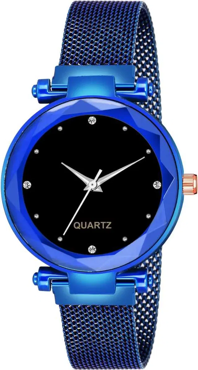 Metal Strap Analog Watch for Women & Girls (Multicolor)