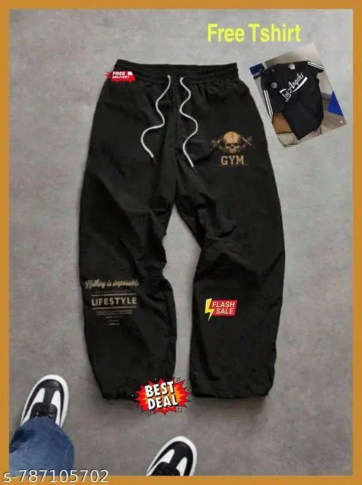 Chambray Pant for Men, Black (30)