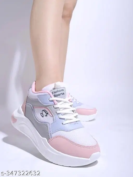 Shoetopia Womens Sport Shoes Pink Running Shoes