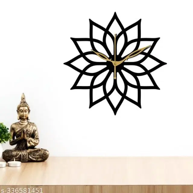 Wooden Wall Clock, Brown