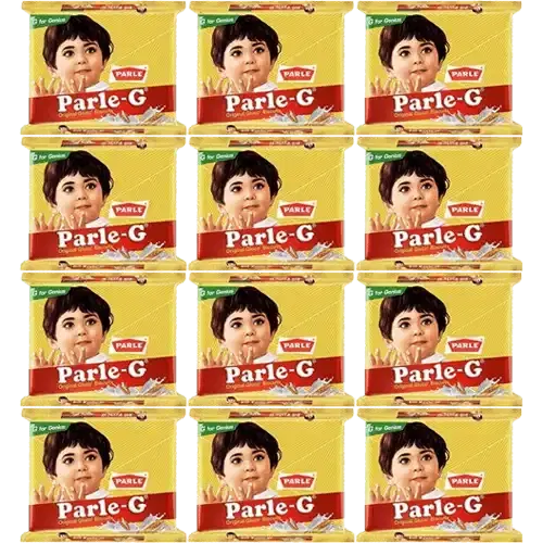 Parle-G Gluco Biscuits 12X21 g (Set of 12)
