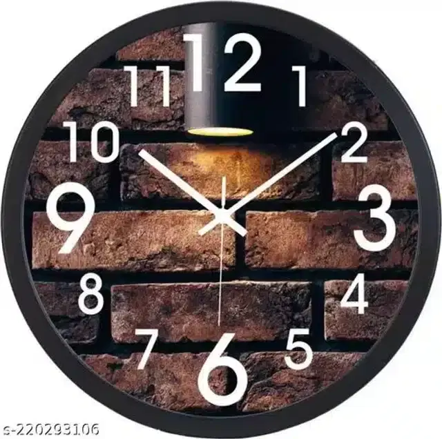 Wall Clock for Home, Multicolor, 10"