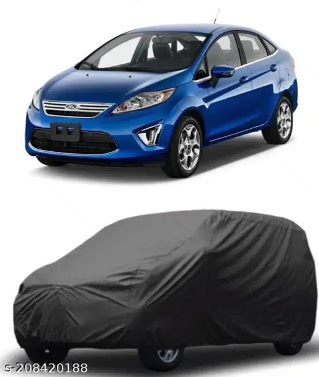 Taffeta Waterproof Car Cover for Ford Fiesta, Multicolor