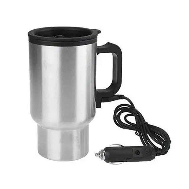 Car Charging Electric Kettle Stainless Steel Travel Coffee, Kk-016