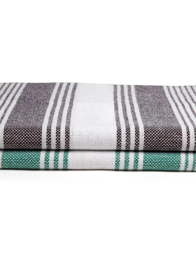Cotton High Absorbent Bath Towels, Multicolor, Pack of 2