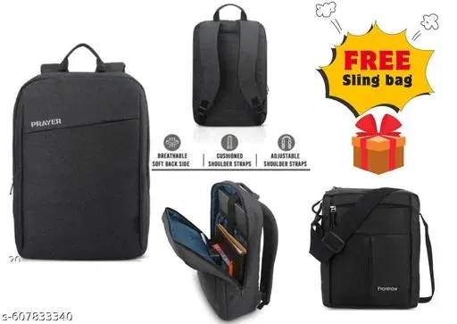 Backpack combo with sling bag