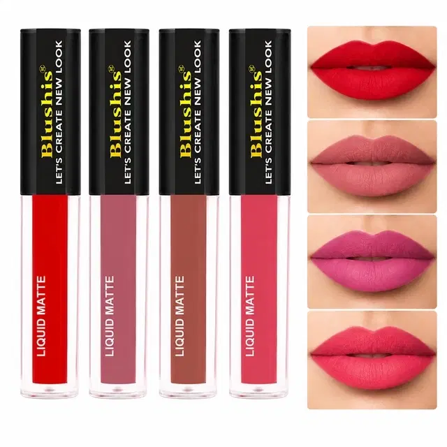 Smudge Proof Matte Liquid Lipstick, Swiss Nude Edition, 16 ml