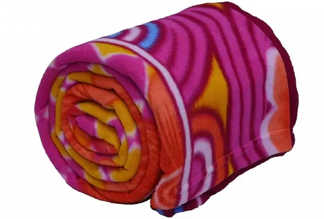 Fleece Blanket, Multicolour, 60x90 Inches