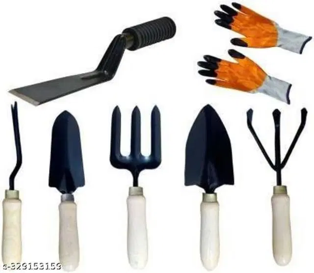 Gardening Tools Set, Multicolor, Set of 7