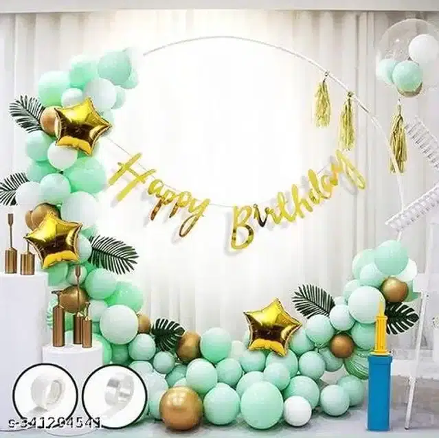 Birthday Party Decoration Kit, Multicolor, Set of 43