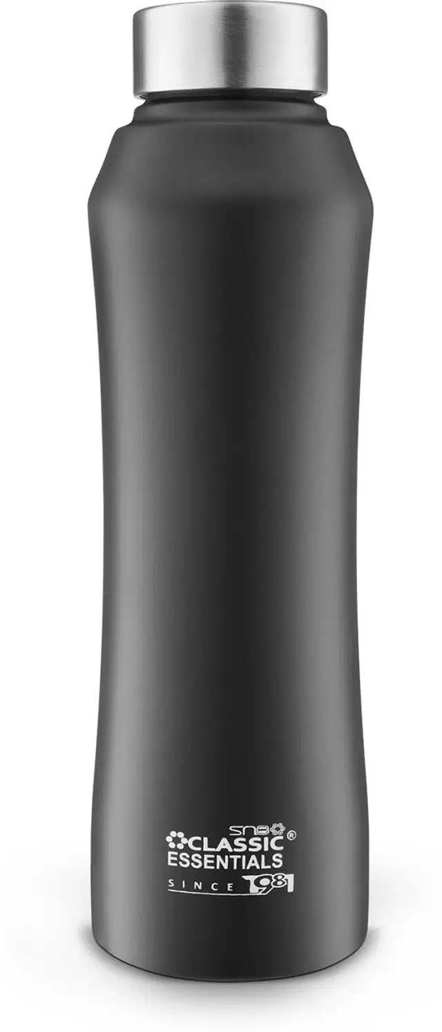 Stainless Steel Water Bottles, Black, 1000 ml