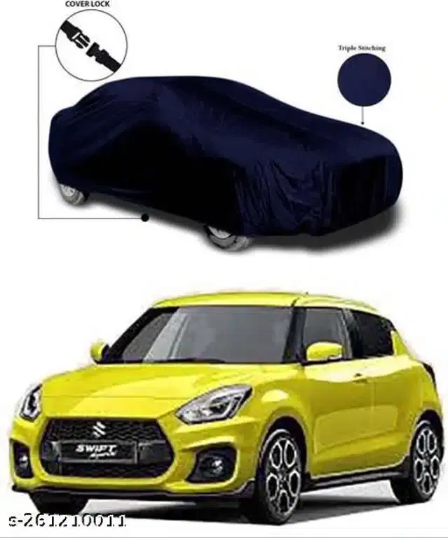 Taffeta Waterproof Car Cover for Maruti Suzuki Swift, Multicolor