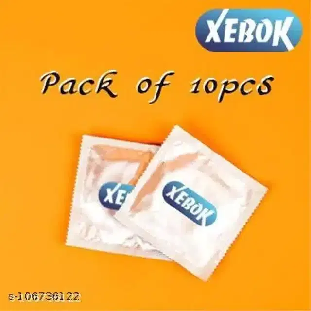 Xebok Fruits Flavoured Extra Dotted Condoms, Pack of 10