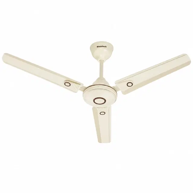 Maxotech Energise 48 Inch Super Ultra High Speed 3 Star 1200 mm 3 Blade Ceiling Fan, Anti Dust | Ivory |