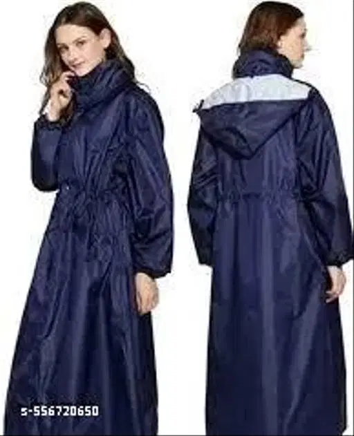 Polyester Solid Raincoat for Men/women, Multicolour (S)