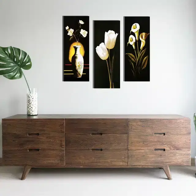 Wooden Wall Paintings, Set of 1, Multicolor, 18x15 Inches