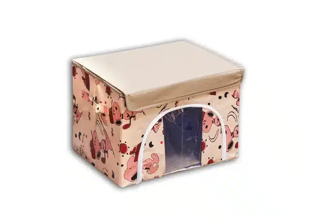 PVC Printed Multipurpose Storage Box, Multicolor