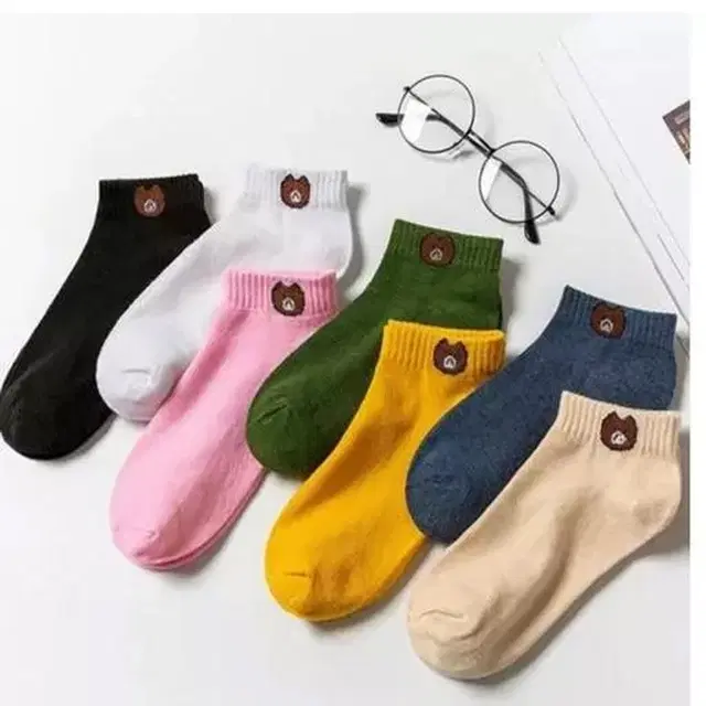 Cotton Ankle Length Socks for Women Pack of 6, Multicolor (Free Size)