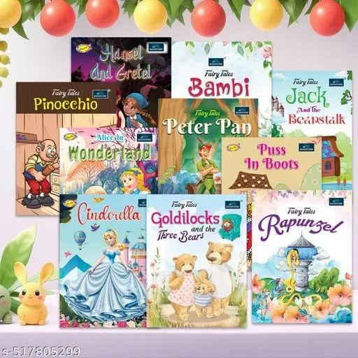 Fairy Tales for Kids (Set of 10) – A Magical Collection of Classic Stories Filled with Adventure, Wonder & Timeless Lessons for Young Readers!