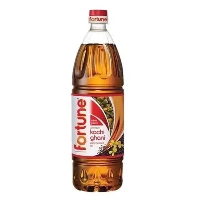 Fortune Premium Kachi Ghani Pure Mustard Oil 1 L (Bottle)