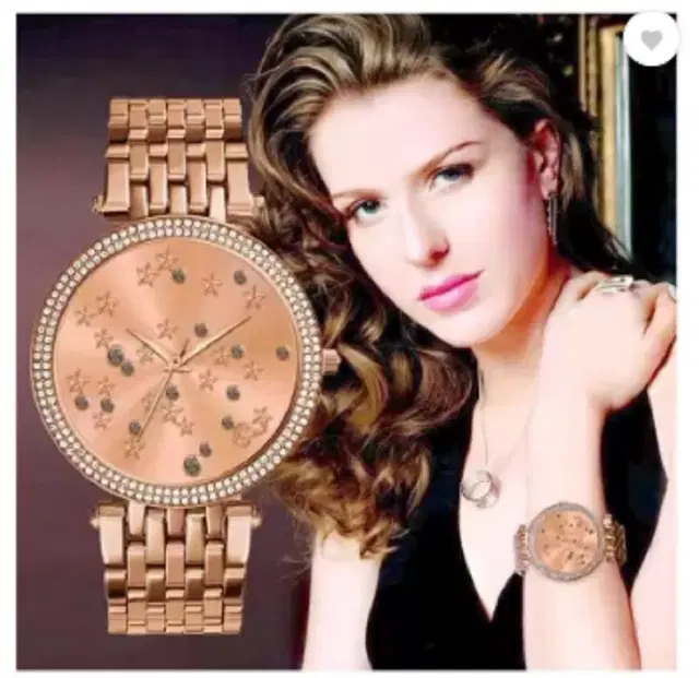 Analog Watch for Women (Rose Gold)