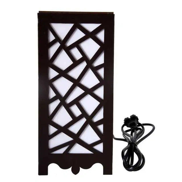 New Crafts Wooden Table Lamps For Home Decoration Living Room, 26X12X12 cm, Brown, NC-0138