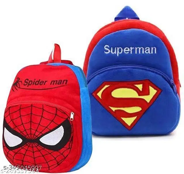 Fabric Backpack for Kids, Multicolor, Pack of 2