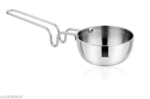 Non Stick Tadka Pan, Silver