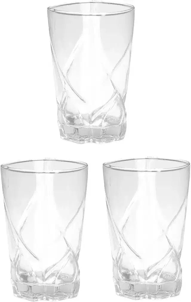 Liquor cum Cocktail Glasses, Transparent, 280 ml, Pack of 3