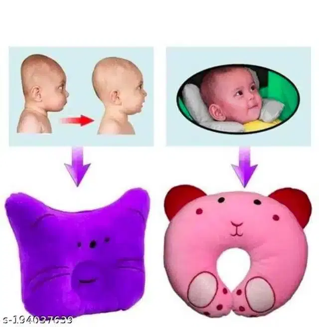 Pillow for Baby, Multicolor, Pack of 2