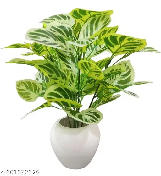 Plastic Artificial Flower With Pot,Multicolour