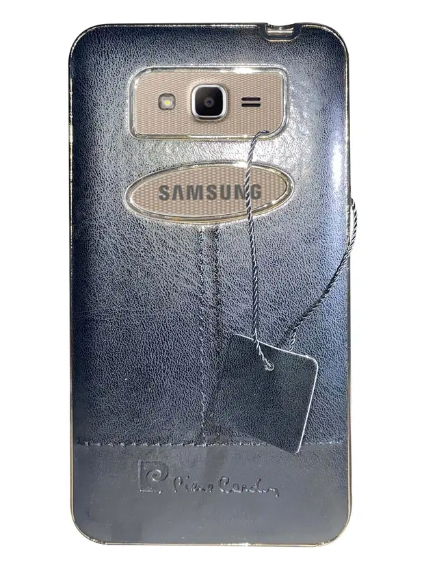 Synthetic Pu Leather Back Cover For Samsung J2Prime - Sm-G532G, Blue