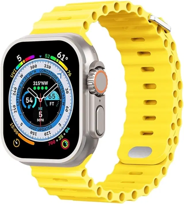 Silicone T800 Ultra Smartwatch, Yellow