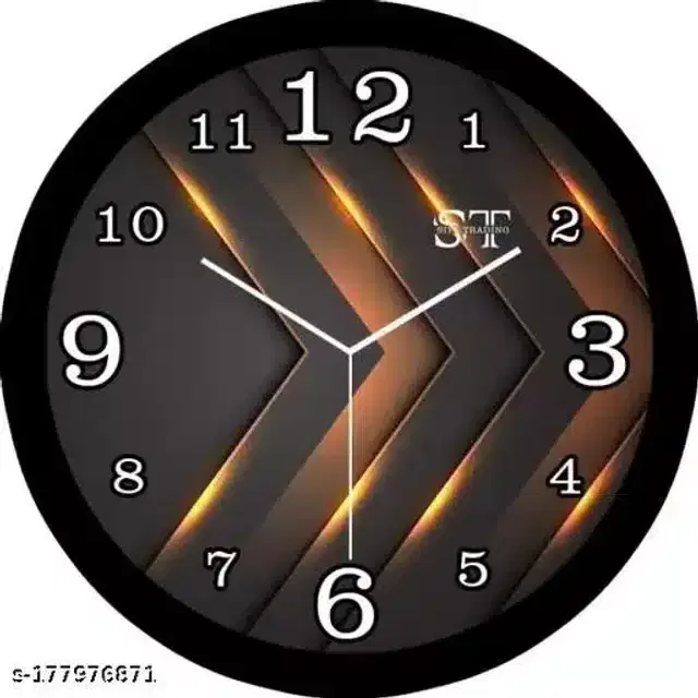 Wall Clock for Home, Multicolor, 10"