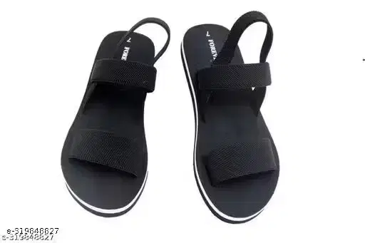 EVA Slippers for Women (Black, 4)
