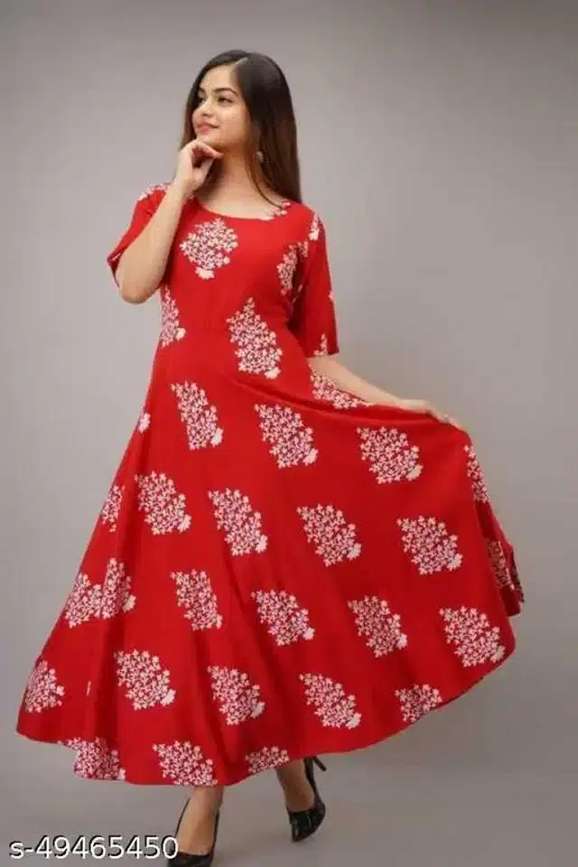 Gown for Women (Red, M)