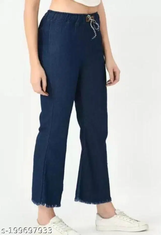 Denim Jeans for Women (Blue, 28)