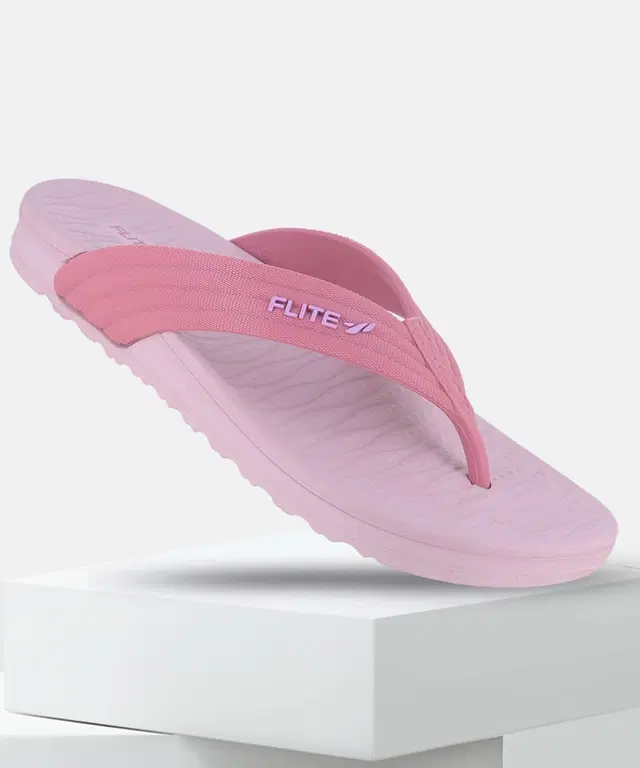 FLITE Casual Slippers for Women (Purple, Purple, 4 UK/India)