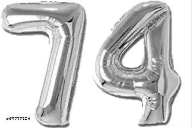 Number Foil Balloon, Assorted, Pack of 1