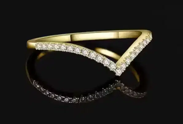 Gold Plated Alloy Rings for Women