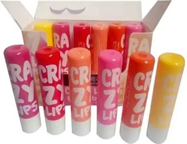 Aloevera Color Changing Lip Balm, Multicolor, Pack of 12