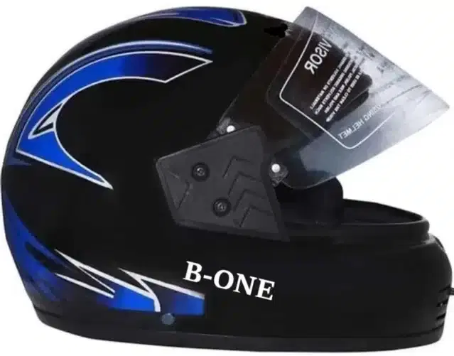 Full Face Bike Helmet for Men & Women, Black, M