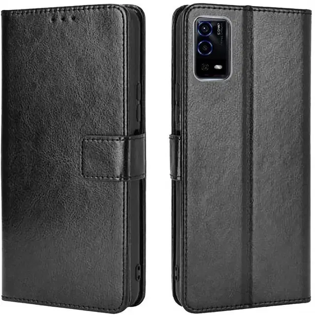 Flip Mobile Cover for OPPO A55, Multicolor