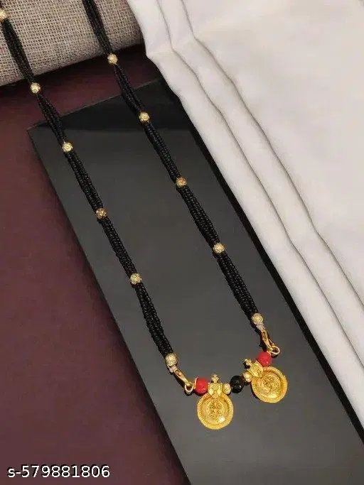 Multicolor Multiple Strand Mangalsutra for Women (Free Size)
