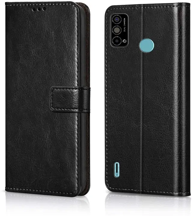 Flip Mobile Cover for Tecno Spark Go 2021 - KE5, Multicolor
