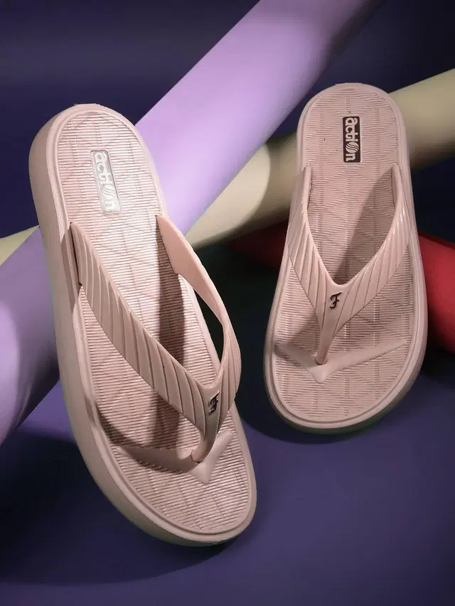 action Flip Flops (Pink, 4)