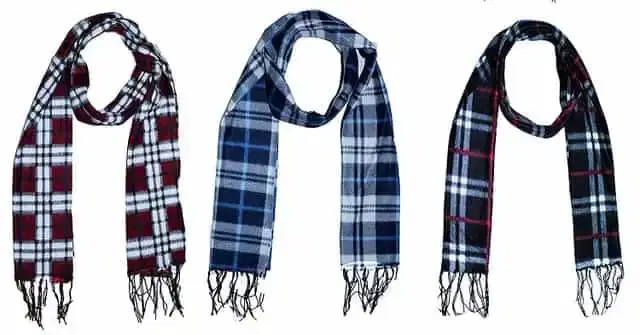 Winter Wear Warm Lightweight Men's Muffler, Pack of 3, Assorted Colors_, Pack of 3, Pack of 3