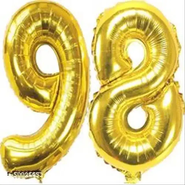 Number Foil Balloon, Assorted, Pack of 1