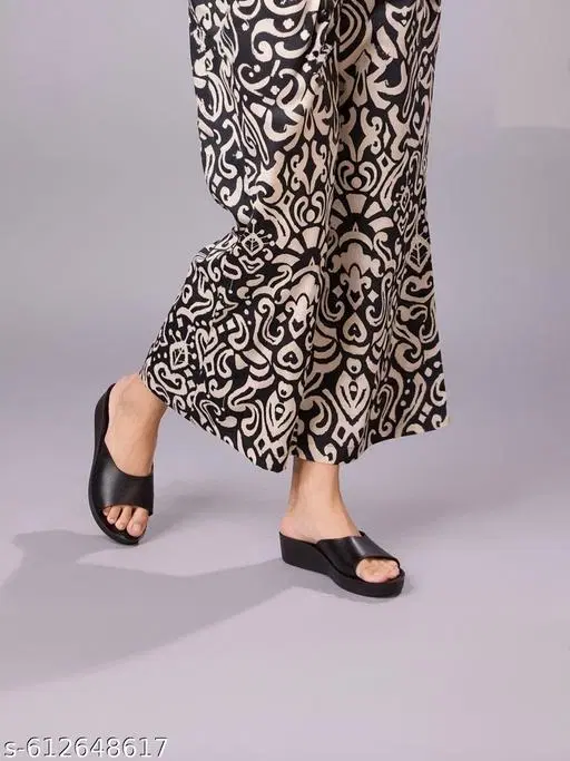 Aerowalk Sandals for Women (Black, 6) Pack of 2